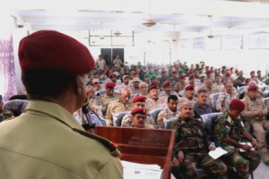  معهد تأهيل القادة والأركان يشهد حفل تخرج الدفعة الثالثة "قادة سرايا" في القوات الجنوبية