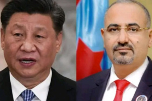 الرئيس الزُبيدي يهنئ الرئيس الصيني باليوم الوطني لبلاده