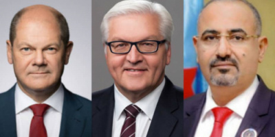 الرئيس الزُبيدي يهنئ رئيس ألمانيا ومستشارها بالعيد الوطني الـ32