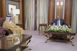 الرئيس الزُبيدي يودع السفير الإماراتي بعد انتهاء فترة عمله 