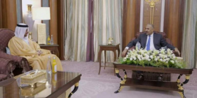 الرئيس الزُبيدي يودع السفير الإماراتي بعد انتهاء فترة عمله 