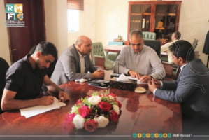 “الماس”  يبحث احتياجات مديرية الشيخ عثمان من مشاريع صيانة الطرق