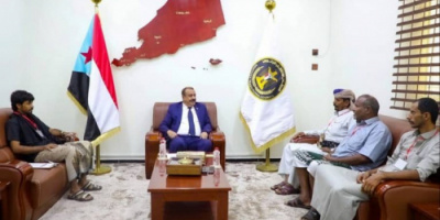  اللواء بن بريك يناقش مع الشيخ الخبيلي مستجدات الأوضاع في شبوة والجنوب 