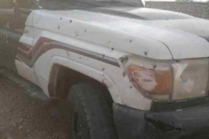 استشهاد أربعة جنود  وجرح ثلاثة آخرين إثر  إنفجار عبوتين ناسفتين بمديرية مودية بأبين 