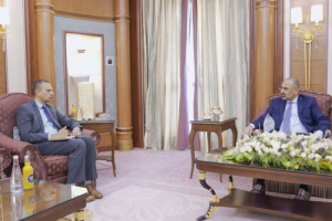 الرئيس الزُبيدي يبحث مع القائم بأعمال سفير جمهورية الهند مجالات التعاون الثنائي