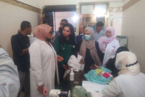 تدشين أعمال المخيم الطبي العلاجي المجاني بمستشفى الصداقة