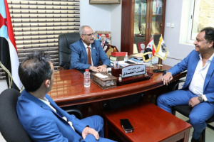 الجعدي يناقش مع باعوم تنسيق الجهود وتعزيز النشاط المشترك