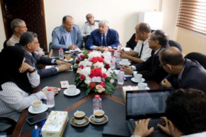 فريق الحوار الجنوبي يلتقي عدداً من قيادات حزب المؤتمر الشعبي العام الجنوبي 