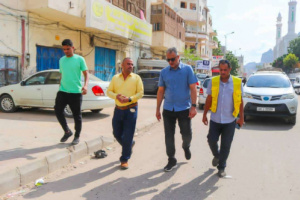 الماس يطلع على مستوى إنجاز شارع حيوي في مديرية المعلا 