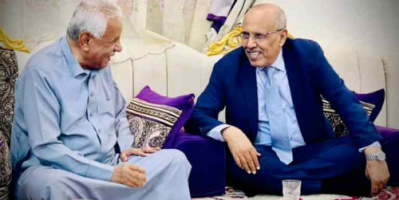 الكثيري يلتقي شيخ مشائخ ال كثير بسيئون  