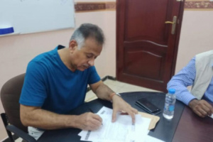 توقيع اتفاقية المرحلة الثانية لإعادة تأهيل الممرات الخلفية في المعلا 