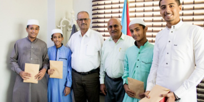 الجعدي يُكرم الفائزين بالمركز الأول في مسابقة السيرة النبوية "على نهجك يا رسول الله"