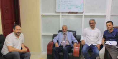الوكيل الشبحي يلتقي باللجنة الدولية للصليب الاحمر بالعاصمة عدن 
