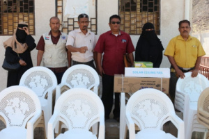 انتقالي العاصمة عدن يُقدم أدوات مكتبية وكهربائية دعماً لمركز التأهيل المجتمعي في فقم بالبريقة