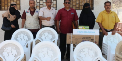 انتقالي العاصمة عدن يُقدم أدوات مكتبية وكهربائية دعماً لمركز التأهيل المجتمعي في فقم بالبريقة