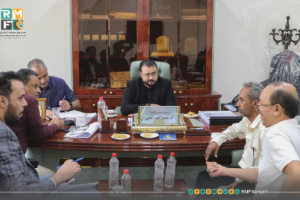 وزير الاشغال العامة والطرق يجتمع بقيادة صندوق صيانة الطرق والجسور