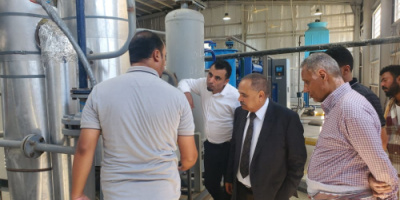 البيشي يزور مصنع الأوكسجين الطبي بعدن ويطلع على الاستعدادات الاخيرة لافتتاحه