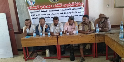 دائرة الوعظ والإرشاد بانتقالي ودر تقيم مسابقه قرآنية بين صفي السابع والثامن بمدرسة مكيمه للتعليم الأساسي