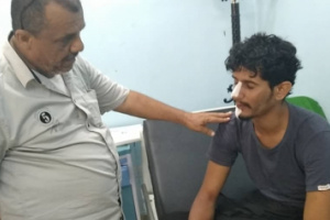 العميد عطوه يزور جرحى قواتنا الجنوبية المشاركين بعملية سهام الشرق في مشافي العاصمة عدن