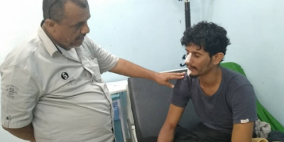 العميد عطوه يزور جرحى قواتنا الجنوبية المشاركين بعملية سهام الشرق في مشافي العاصمة عدن