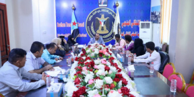اللواء بن بريك يلتقي المفوضية الوطنية لحقوق الإنسان