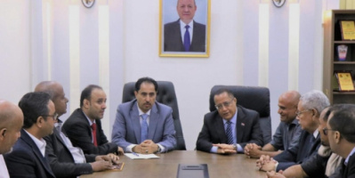 الخُبجي يلتقي البكري ويستعرض معه القضايا المتعلقة بالجانب الرياضي والشبابي