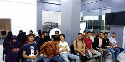 طلبة كلية الاعلام في زيارة علمية لقطاع التدريب بهيئة الإعلام الجنوبي