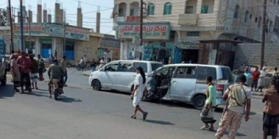 انفجار سيارة ضابط شرطة في الحوطة