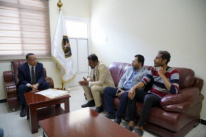 الخُبجي والكاف يناقشان سير عمل النقابة العامة للمصارف