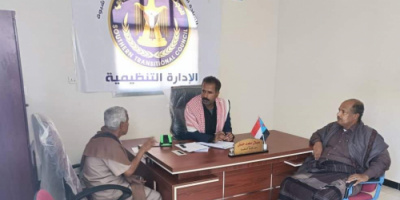 مدير الإدارة التنظيمية بانتقالي شبوة يلتقي نائب رئيس القيادة المحلية بمديرية جردان