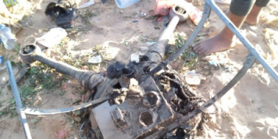 ألوية العمالقة الجنوبية تسقط طائرة مسيّرة حوثية في سماء حريب بمأرب