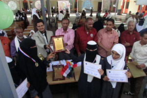اختتام المسابقة العلمية والرياضية للمنتخبات المدرسية بمديريتي الحوطة وتبن