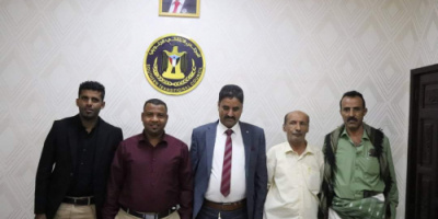 العميد الجبواني يزور إدارة الشباب والطلاب بانتقالي حضرموت