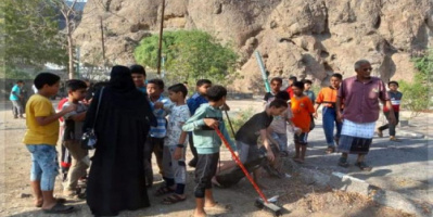  تدشين حملة نظافة في صهاريج عدن التاريخية