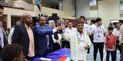 الوزير الزعوري يشهد المهرجان الرياضي لذوي الاحتياجات الخاصة بعدن