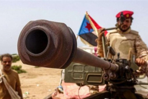 القوات الجنوبية تدك مواقع الحوثي في أطراف أبين