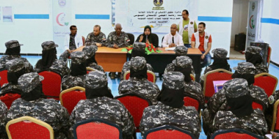 الأمانة العامة تنظم ورشة حقوقية توعوية للشرطة النسائية في قوات حرس المنشآت 