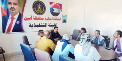 الشقي يشيد بدور أبناء لودر خلال لقائه بعدد من أعضاء القيادة المحلية بالمديرية