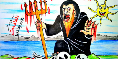 أعمال حزب الإخوان.. قتل .. إرهاب .. تدمير (كاريكاتير)