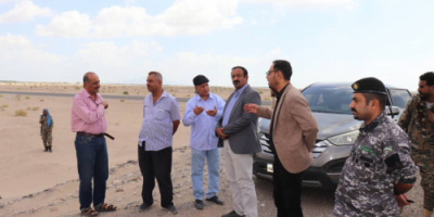  النوبة يطلع على المساحة المخصصة لأراضي أسر الشهداء بالعاصمة عدن
