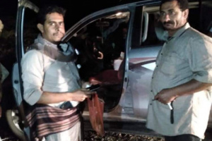 قوات حزام الساحل بأبين تستعيد سيارة وتقبض على الجاني في ساعات 