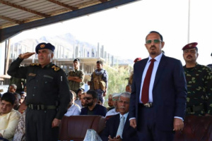 محافظ حضرموت يشهد حفل تدشين العام التدريبي والمعنوي لأجهزة الأمن والشرطة بالمكلا