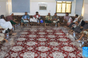 الشيخ حسن الجابري يستقبل عضو هيئة رئاسة المجلس الانتقالي الجنوبي الأستاذ علي الكثيري 