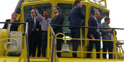 البعثة الأوروبية تتفقد ميناء المعلا وخدماته