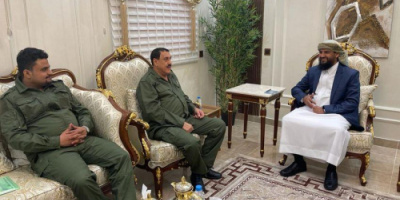 النائب المحرمي يلتقي مدير أمن العاصمة عدن