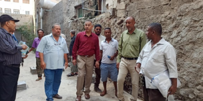 مأمور المعلا يتسلم مشروع إعادة تأهيل (3) ممرات خلفية من الجهة المنفذة