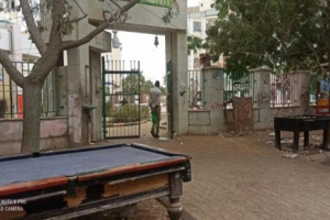 مدير الشيخ عثمان يدشن العمل في مشروع إعادة تأهيل حديقة عمر المختار