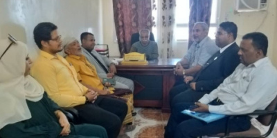 وفد من تنفيذية انتقالي حضرموت يزور مقر القيادة المحلية لانتقالي لحج