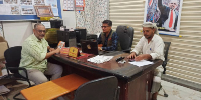 عضو الجمعية الوطنية عيدان يطلع على الوضع الصحي بمديرية الحوطة