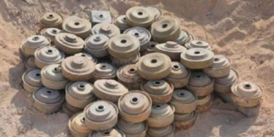 مشروع مسام ينزع 233 لغما مضادا للدبابات